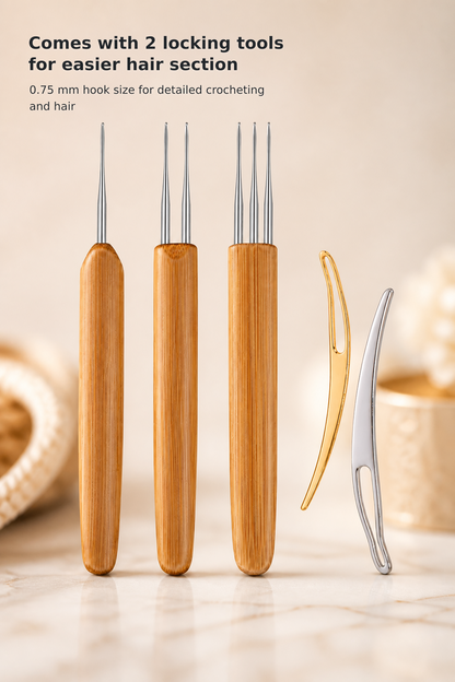 0.75 mm Hair Crochet Needle Tool Set